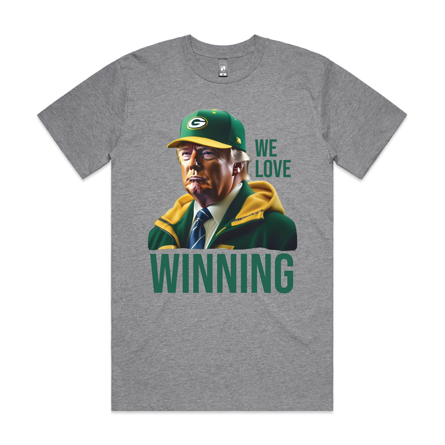 'We Love Winning' Donald Trump Green Bay Packers Shirt