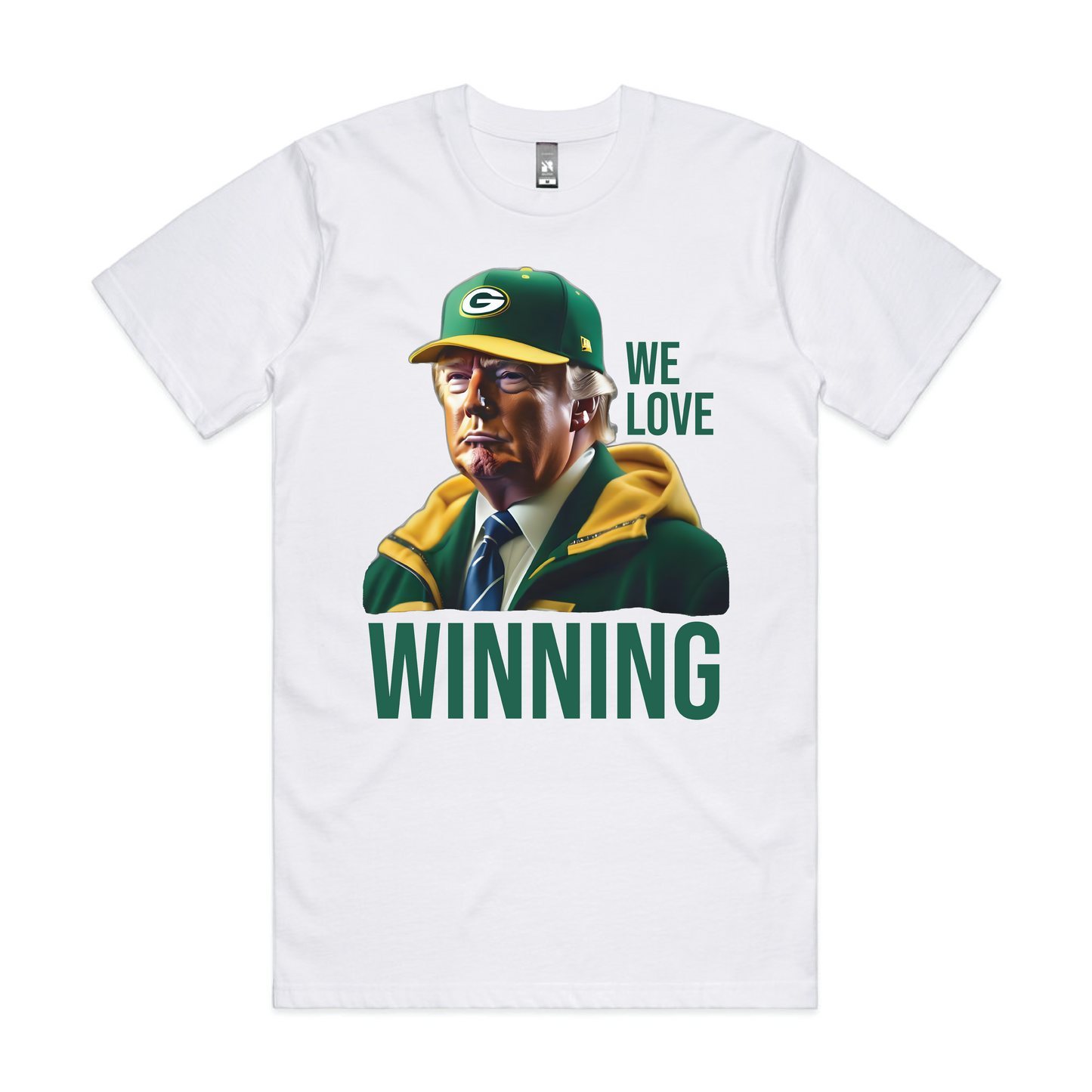 'We Love Winning' Donald Trump Green Bay Packers Shirt